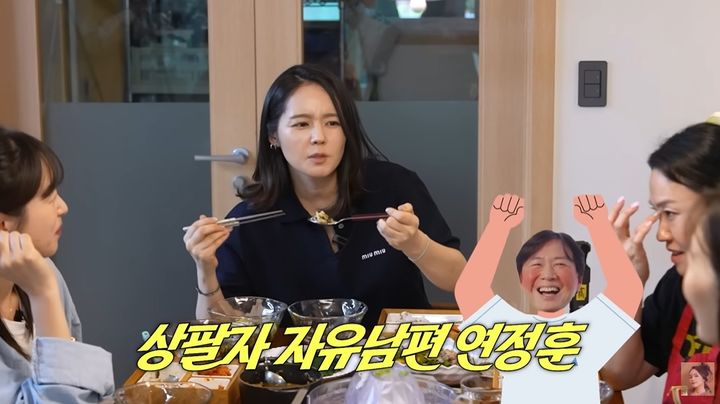 [서울=뉴시스] 배우 한가인이 자신의 유튜브 채널을 통해 남편 연정훈의 애정 표현에 대한 솔직한 생각을 밝혔다. (사진=유튜브 채널 '자유부인 한가인' 화면 캡처) 2025.07.11. photo@newsis.com *재판매 및 DB 금지