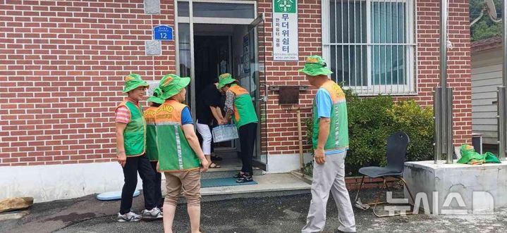 [완주=뉴시스] 완주군이 노약자 등 폭염 취약계층을 보호하기 위한 활동을 펼치고 있다. *재판매 및 DB 금지