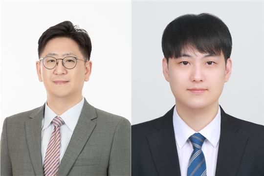 고려대 신소재공학부 송현철 교수(왼쪽, 교신저자), 한국과학기술원(KIST) 김현수 박사(제1저자). (사진=고려대 제공) *재판매 및 DB 금지