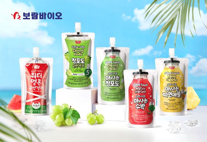 상큼함이 톡톡! 보람바이오, 스파우트 파우치 음료 3종 출시…'사각사각' 마시는 즐거움 선사