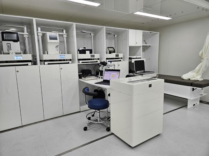 '5G 기반 유연의료 플랫폼' 내부 진료실 모습. *재판매 및 DB 금지