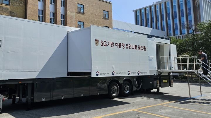 5G 기반 유연의료 플랫폼의 구조 확장 모습. *재판매 및 DB 금지