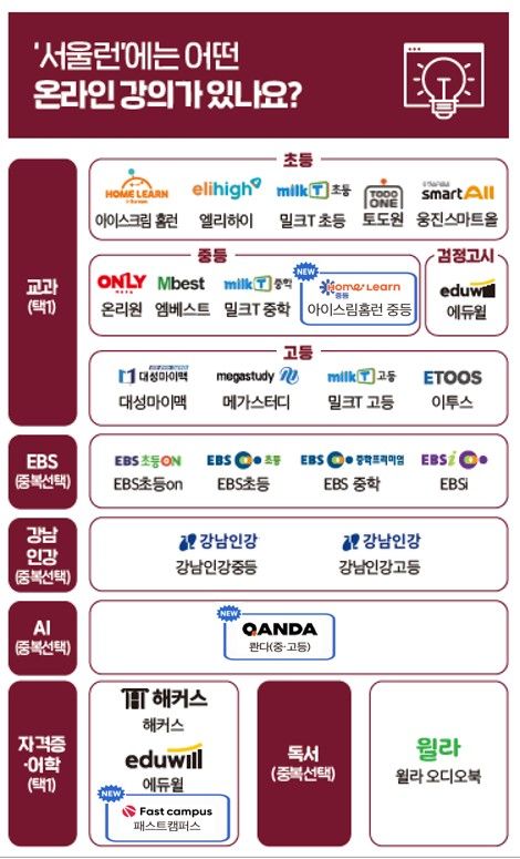 [서울=뉴시스] 서울런 온라인 콘텐츠 소개. 2025.07.11 (사진 제공=서울시) photo@newsis.com *재판매 및 DB 금지