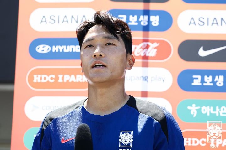 [서울=뉴시스] 한국 축구 대표팀의 나상호. (사진=대한축구협회 제공) *재판매 및 DB 금지