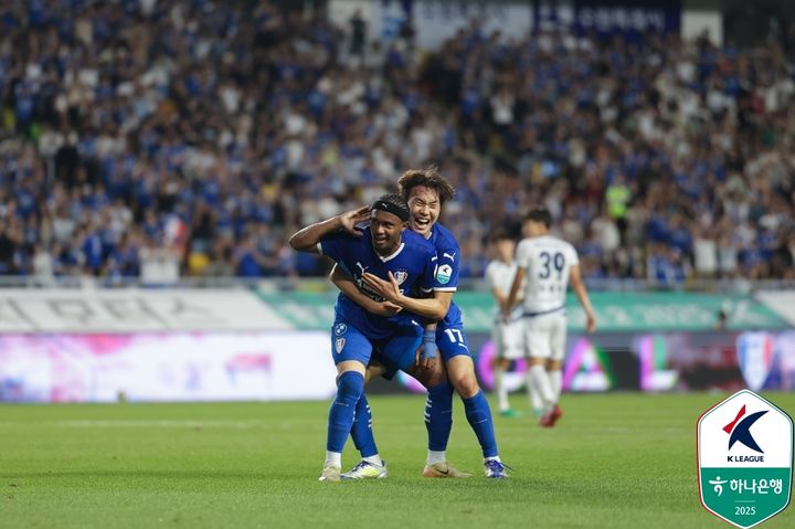 [서울=뉴시스] 프로축구 K리그2 수원삼성의 파울리뇨. (사진=한국프로축구연맹 제공) *재판매 및 DB 금지