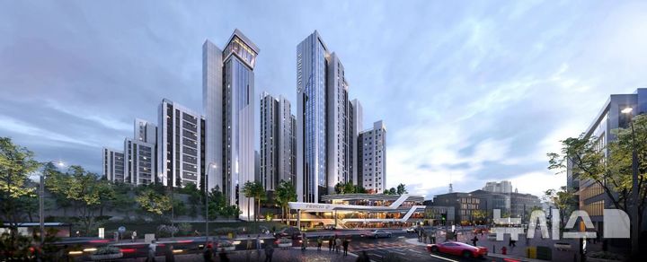 [서울=뉴시스] 프라우드힐 푸르지오 투시도.