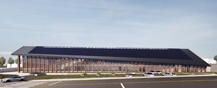 [고창=뉴시스] 신축 황윤석도서관 조감도. *재판매 및 DB 금지