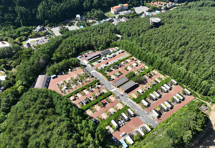 태백산국립공원 소도야영장 전경.(사진=태백산국립공원 제공) *재판매 및 DB 금지