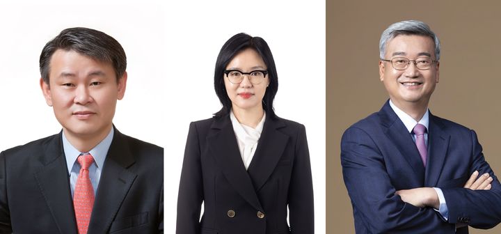 왼쪽부터 김동철 행정부회장, 조연주 연구부회장, 오기원 회계감리부회장.(사진=한국공인회계사회 제공) *재판매 및 DB 금지