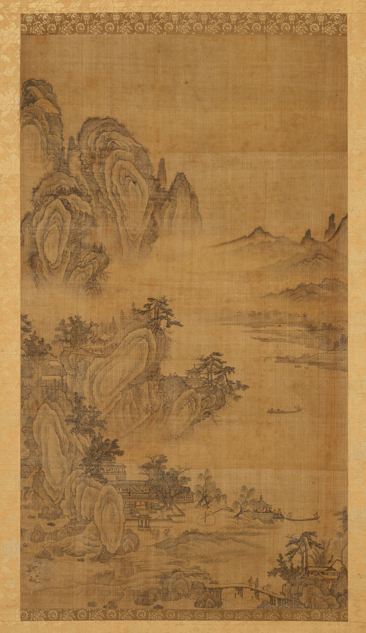 [서울=뉴시스] '산수도山水圖', 조선 16세기 중반 (사진=국립중앙박물관 제공) 2025.07.14. photo@newsis.com *재판매 및 DB 금지
