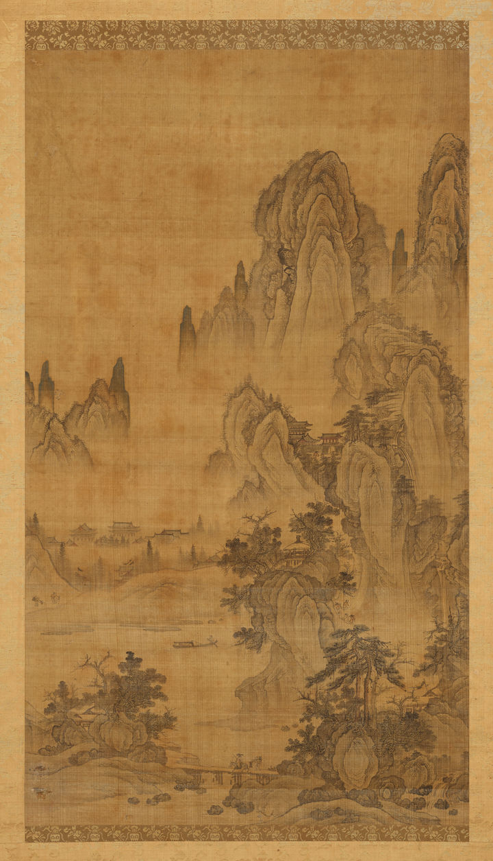 [서울=뉴시스] '산수도山水圖', 조선 16세기 중반 (사진=국립중앙박물관 제공) 2025.07.14. photo@newsis.com *재판매 및 DB 금지