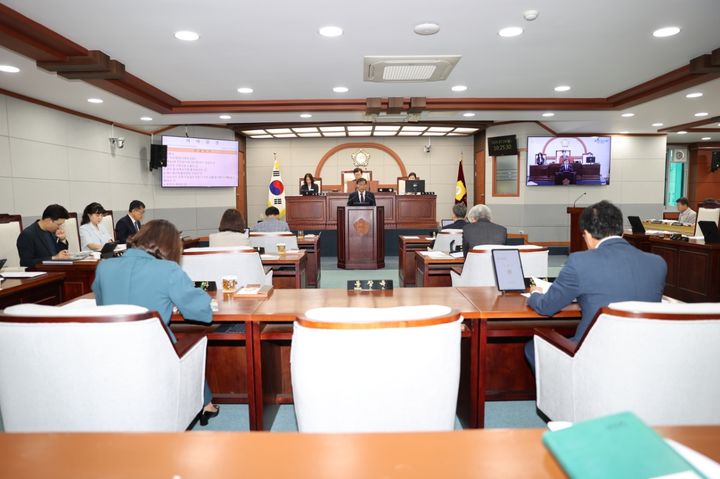 [진안=뉴시스] 전북 진안군의회는 22일까지 9일간의 일정으로 제301회 임시회를 개회했다고 14일 밝혔다. (사진=진안군의회 제공) 2025.07.14. photo@newsis.com *재판매 및 DB 금지