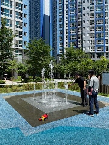 [양산=뉴시스] 양산시가 물놀이형 수경시설에 대해 실태점검을 한다. (사진=양산시 제공) 2025.07.14. photo@newsis.com *재판매 및 DB 금지