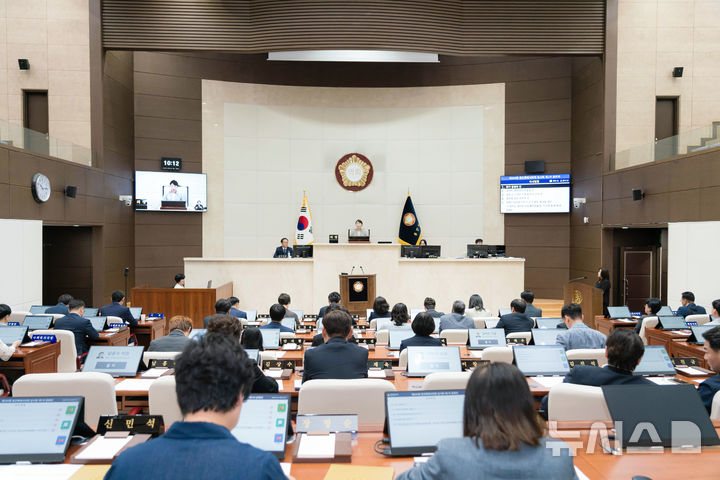 [용인=뉴시스]용인시의회 제294회 임시회(사진=용인시의회 제공) 2025.07.14.photo@newsis.com