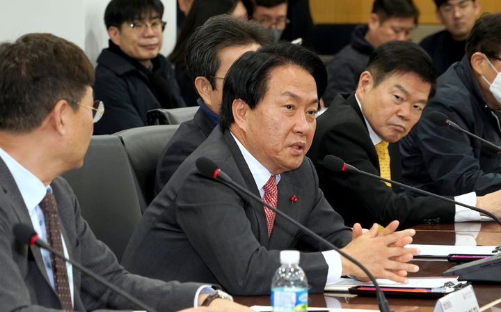 [서울=뉴시스] 서울시구청장협의회에서 발언하는 이성헌 서대문구청장. 2025.07.14. (사진=서대문구 제공) *재판매 및 DB 금지