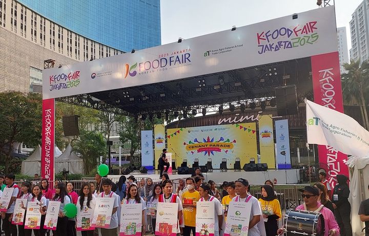 [세종=뉴시스] 농림축산식품부와 한국농수산식품유통공사(aT)는 10일부터 13일까지 인도네시아 자카르타에서 '2025 자카르타 K-푸드 페어'를 개최해 약 1100만 달러 규모의 수출성과를 올렸다고 14일 밝혔다. (사진 = aT 제공) 2025.07.14.&nbsp; *재판매 및 DB 금지