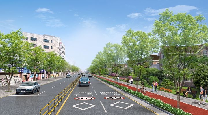 동두천시 평화로 가로환경 개선사업 조감도 *재판매 및 DB 금지