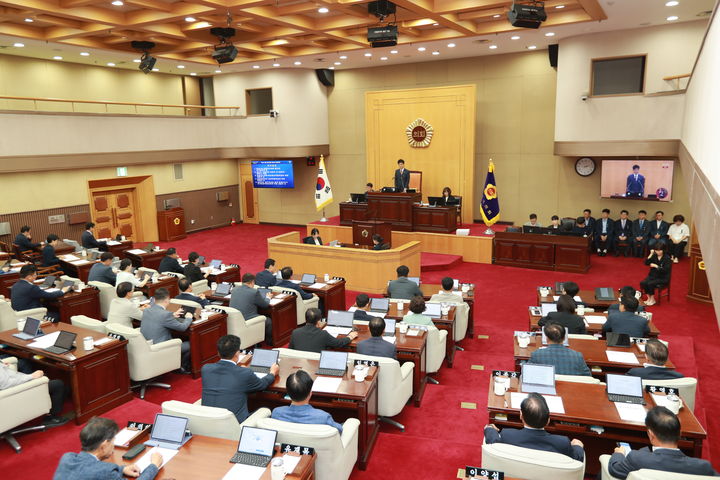 충북도의회 제427회 임시회 제1차 본회의. (사진=충북도의회 제공) *재판매 및 DB 금지