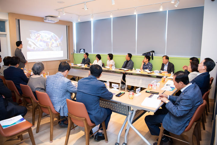 [구미=뉴시스] 돔영상관 착수보고회. (사진=구미시 제공) 2025.07.14 photo@newsis.com *재판매 및 DB 금지