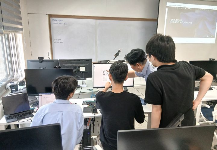 강원과학고 학생 '양자컴퓨팅' 교육. *재판매 및 DB 금지