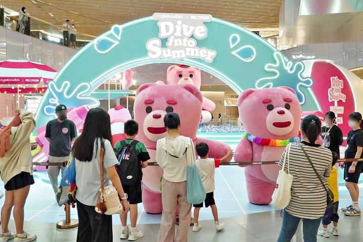 [서울=뉴시스]롯데홈쇼핑은 자체 개발한 인기 캐릭터 '벨리곰’이 홍콩·대만에서 열린 첫 대형전시 행사를 성공적으로 개최했다고 15일 밝혔다.(사진=롯데홈쇼핑 제공) *재판매 및 DB 금지