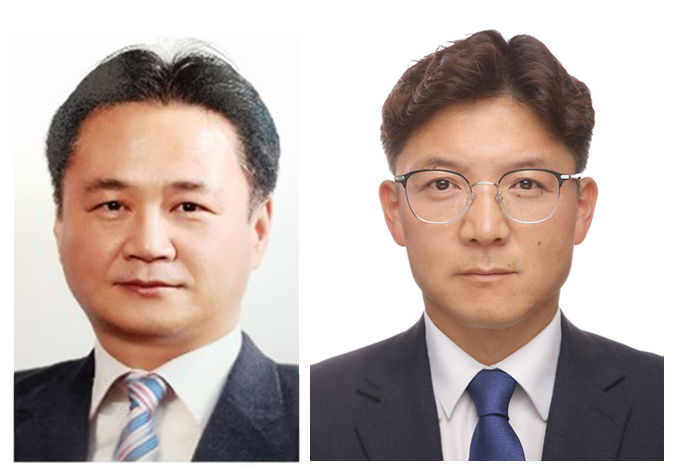 [서울=뉴시스] (왼쪽부터) 구자억 대표, 심승식 상무보 (사진=한국팜비오 제공) 2025.07.15. photo@newsis.com *재판매 및 DB 금지