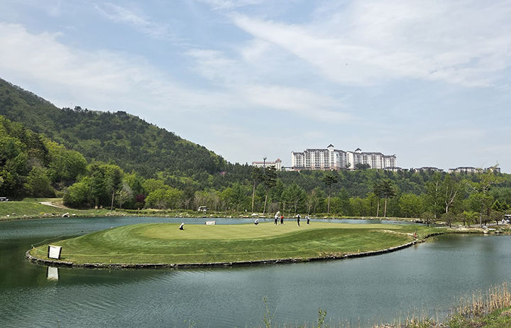 태백 함백산 자락에 위치한 오투리조트CC.(사진=오투리조트 제공) *재판매 및 DB 금지