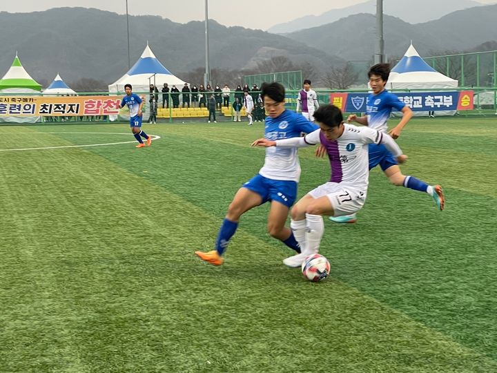 [합천=뉴시스] 지난해 합천군 추계 전국고등축구대회 (사진=합천군 제공) 2025. 07. 15. photo@newsis.com  *재판매 및 DB 금지