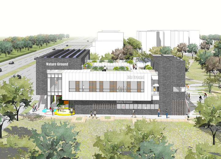 [충주=뉴시스] 충북 충주시 청소년수련관 설계공모 당선작. (사진=충주시 제공) 2025.07.15. photo@newsis.com *재판매 및 DB 금지