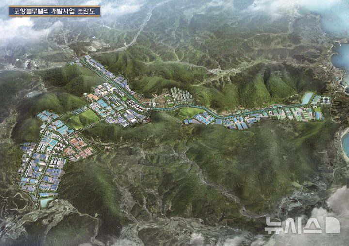 [포항=뉴시스] 송종욱 기자 = 경북 포항 블루밸리 국가산업단지 조감도. (사진=포항시 제공) 2025.10.04. photo@newsis.com