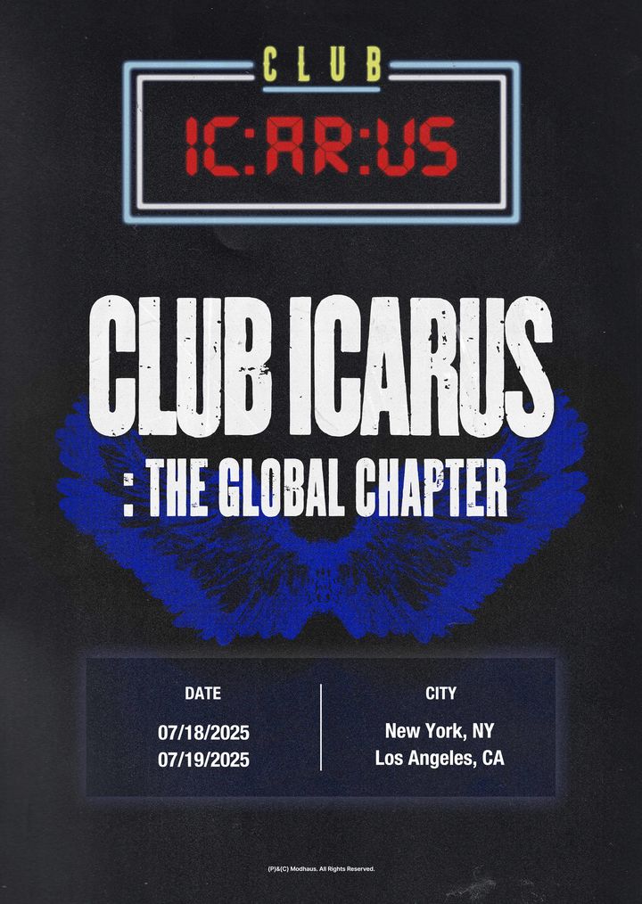 [서울=뉴시스] 그룹 아르테미스(ARTMS)가 오는 18~19일 미국 뉴욕과 LA에서 '클럽 이카루스: 더 글로벌 챕터'(CLUB ICARUS : THE GLOBAL CHAPTER)를 연다. (사진=모드하우스 제공) 2025.07.15. photo@newsis.com *재판매 및 DB 금지