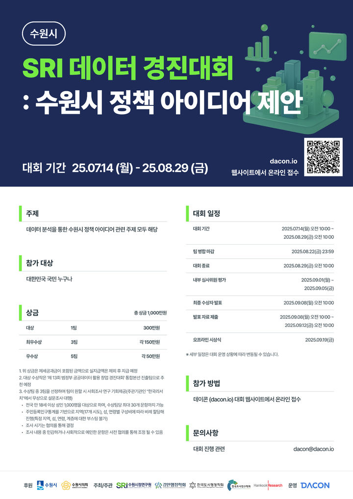 [수원=뉴시스] 홍보물. (사진=수원시정연구원 제공) 2025.07.14. photo@newsis.com *재판매 및 DB 금지