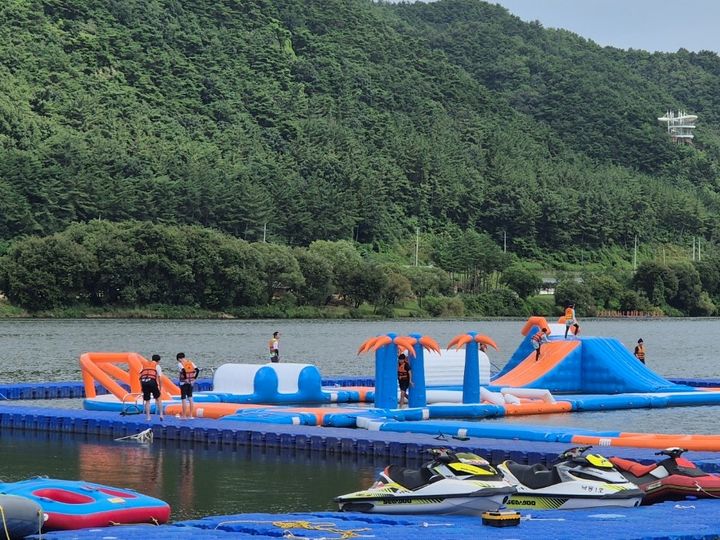 [상주=뉴시스] 낙동강 수상레저페스타. (사진=상주시 제공) 2025.07.16 photo@newsis.com *재판매 및 DB 금지