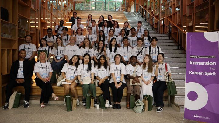 [논산=뉴시스]한국유교문화진흥원은 한국과학기술원(KAIST)·영국 리즈대학교(University of Leeds) 소속의 외국인 대학생 30여 명과 협업프로그램을 진행했다. 2025. 07. 16 photo@newsis.com *재판매 및 DB 금지