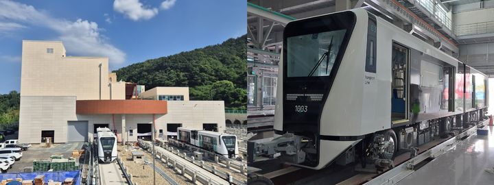 [부산=뉴시스] 도시철도 양산선 차량기지 모습. (사진=부산교통공사 제공) 2025.07.16. photo@newsis.com *재판매 및 DB 금지