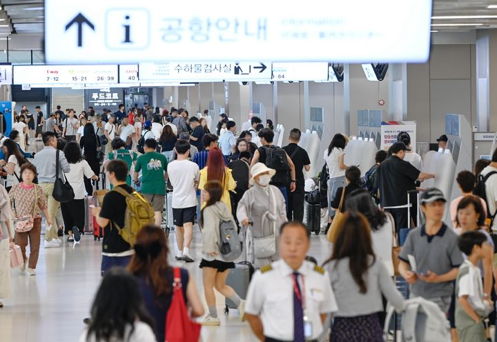 [서울=뉴시스] 사진은 김포공항 국내선 대합실의 모습. 2025.07.17. (사진=한국공항공사 제공) photo@newsis.com *재판매 및 DB 금지