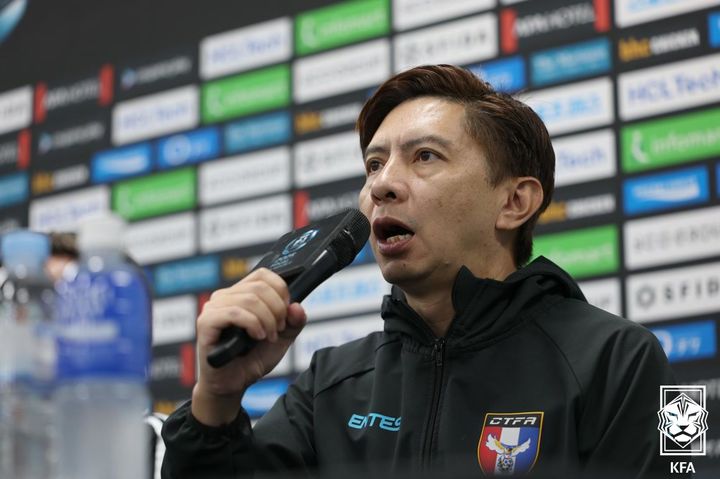 [서울=뉴시스] 찬휴밍 대만 여자축구 대표팀 감독. (사진=대한축구협회 제공) *재판매 및 DB 금지