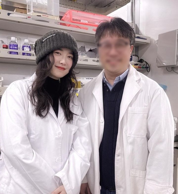 [서울=뉴시스] 구혜선, 이해신 교수. (사진=구혜선 인스타그램 캡처) 2025.07.17. photo@newsis.com *재판매 및 DB 금지