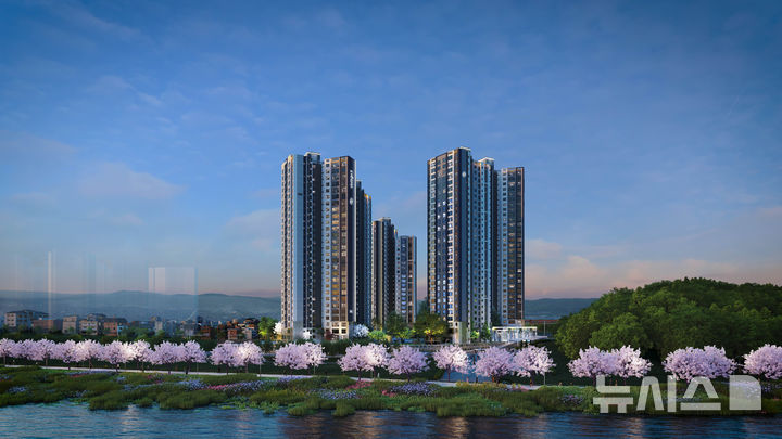 [서울=뉴시스] 디에트르 더 리버 조감도. 