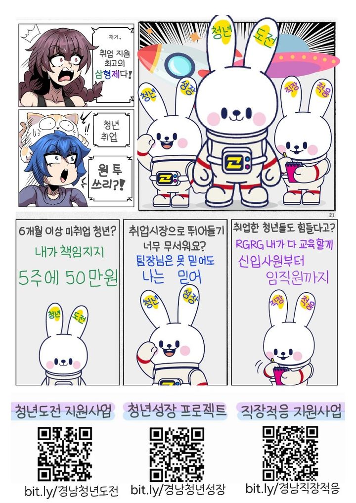 경남도 '취업지원 최고의 삼형제' 홍보 이미지.(자료=경남도 제공) 2025.07.17. *재판매 및 DB 금지