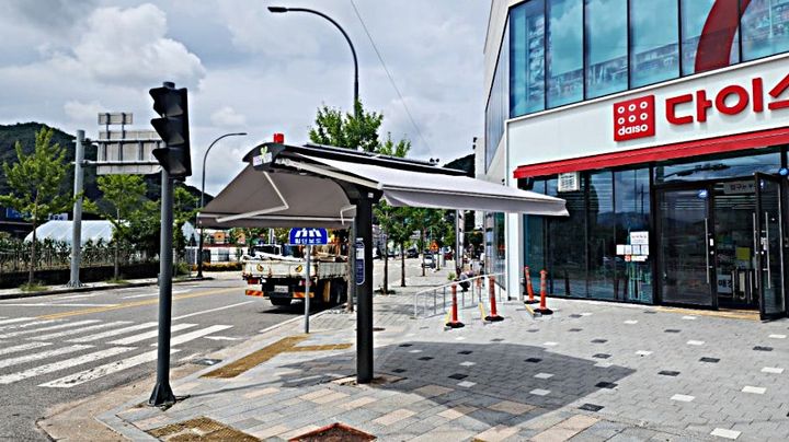 그늘막 모습. *재판매 및 DB 금지