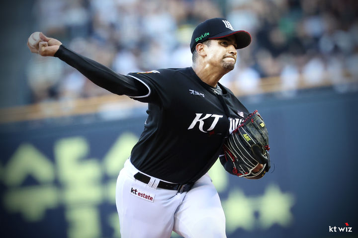 프로야구 KT 위즈에서 7년간 활약한 외국인 투수 윌리엄 쿠에바스. 2025.07.05. (사진=KT 제공) *재판매 및 DB 금지