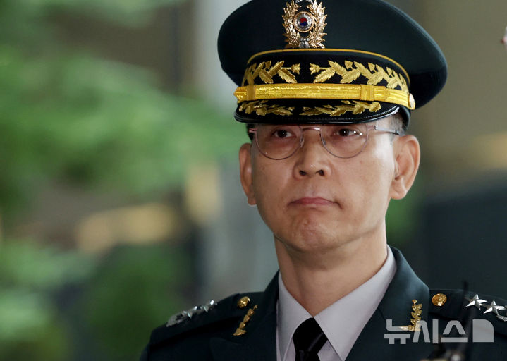 [서울=뉴시스] 김진아 기자 =  평양 무인기 투입 사건의 핵심 인물인 김용대 드론작전사령관의 구속 여부가 이르면 21일 늦은 밤 결정된다. 사진은 김 사령관. 2025.07.17. bluesoda@newsis.com
