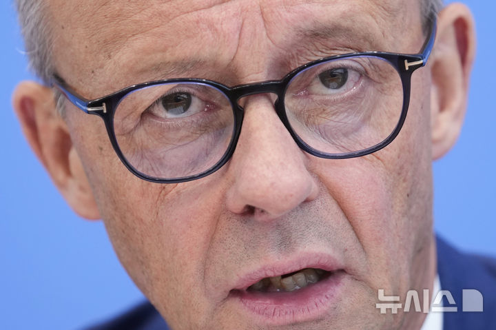 [베를린=AP/뉴시스] 프리드리히 메르츠 독일 총리 (사진=뉴시스DB)