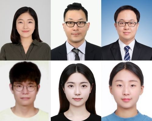 (왼쪽 위부터 시계방향으로) 국민대 바이오발효융합학과 손보람 교수, 고려대 생명공학부 박희호 교수, KIST 도핑콘트롤센터 성창민 책임연구원(이상 교신저자), KIST 도핑콘트롤센터 김민영 전문원, 고려대 최효민 석사과정 학생, KIST 도핑콘트롤센터 이준엽 박사 후 연구원(이상 제1저자). (사진=국민대 제공) *재판매 및 DB 금지