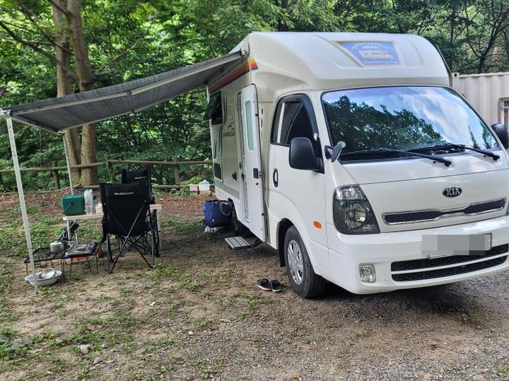 [합천=뉴시스] 가야산국립공원 차량을 이용한 지정된 장소 외 야영 행위 단속 (사진=가야산국립공원 제공) 2025. 07. 18. photo@newsis.com *재판매 및 DB 금지