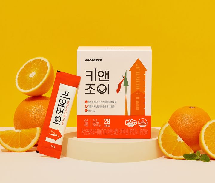 뉴온 어린이 키성장 건강기능식품 키앤조이. (사진=뉴온) *재판매 및 DB 금지