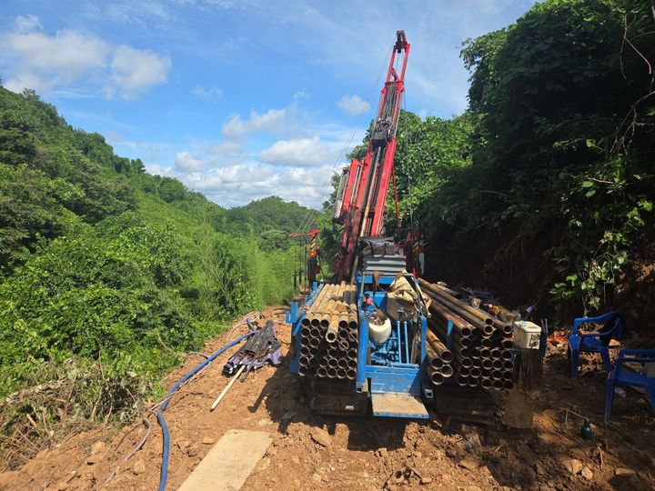 영동군 일라이트 시추탐사 작업(사진=영동군 제공) *재판매 및 DB 금지