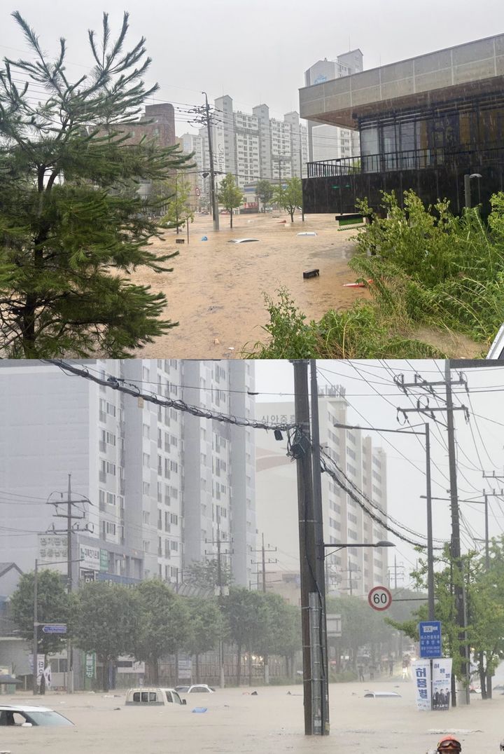 [뉴시스] 광주광역시의 한 스타벅스 매장 외부 모습. (출처=X) *재판매 및 DB 금지