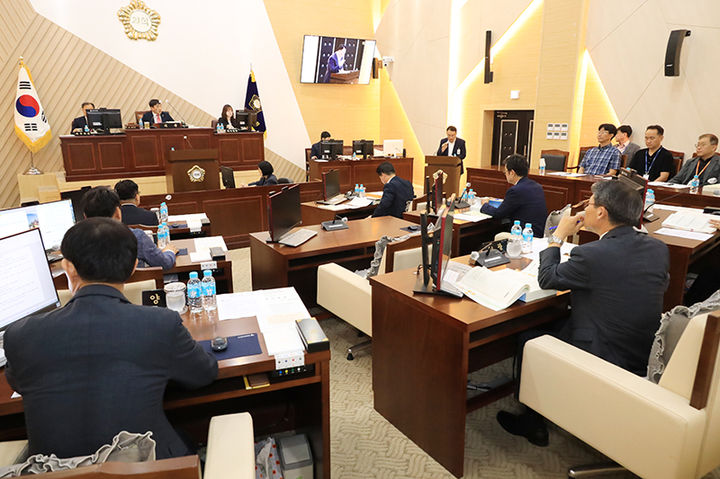 삼척시의회는 18일 제264회 임시회 제2차 본회의를 열고,있다.(사진=삼척시의회 제공) *재판매 및 DB 금지